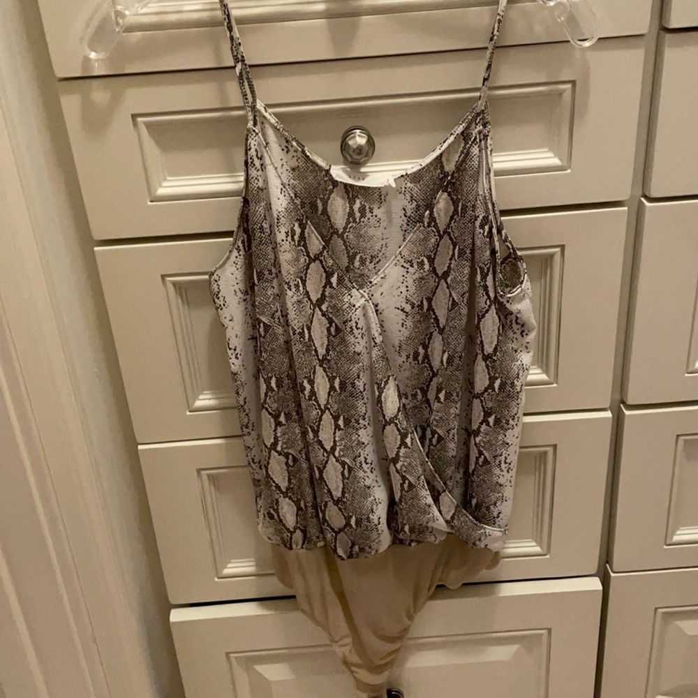 Snakeskin body suit! Never worn! Great condition!